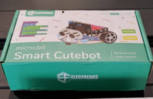 Caja del kit de robótica educativa micro:bit Smart Cutebot de Elecfreaks