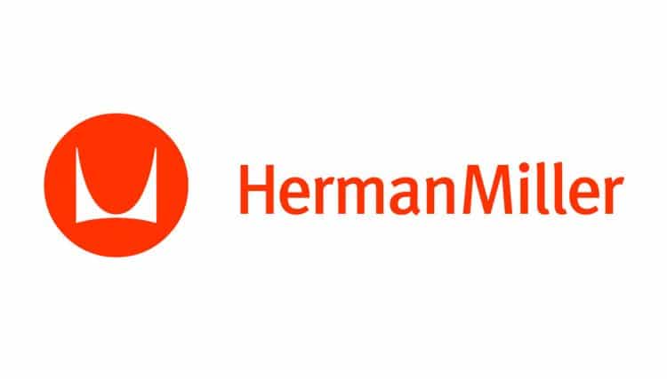 Logo de Herman Miller, mobiliario de diseño