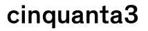 Logo de Cinquanta3, mobiliario de diseño