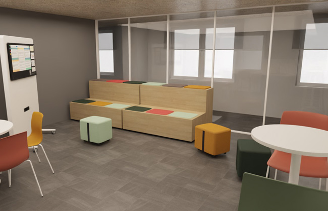 Proyecto ESTILO: mobiliario y mamparas para la ampliación de oficinas de la empresa riojana Salsa Rica